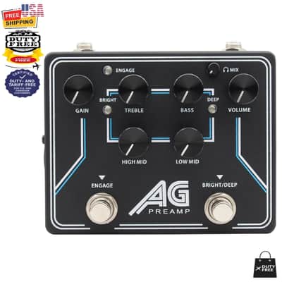 Immagine Demonfx AG BASS Preamp Effect Pedal Free US Ship - 2
