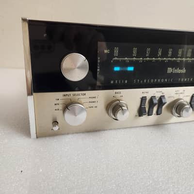 McIntosh MX110 Z Stereo Tube Preamp Tuner Receiver 1962 - 1969 - Silver image 2