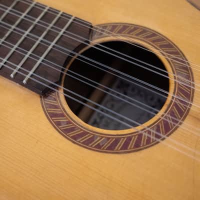 Ronroco by Luthier Arnold Hennig very playable, case, strap, 6 sets of strings. 2019 Walnut image 4
