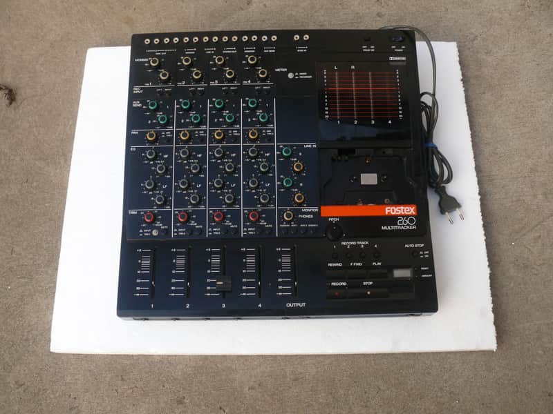 FOSTEX 4 Track Analog Cassette Multi-Track Recorder Portastudio working Model 260 image 1