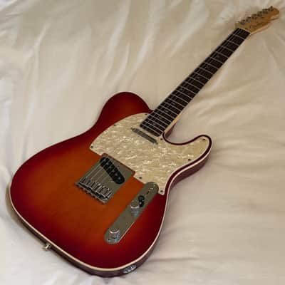 Vintage 2005 Fender American Deluxe Telecaster Rosewood Fretboard - Cherry Sunburst - Free Pro Setup image 13