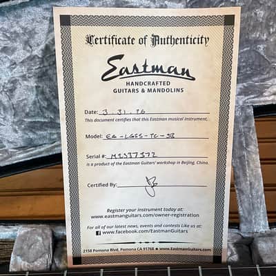 Eastman E6 LGSS Thermocure Acoustic Guitar - Sunburst image 8