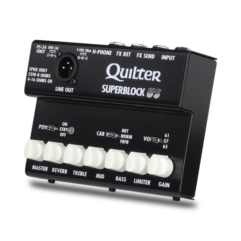 Quilter SuperBlock US 25-Watt Pedalboard Guitar Amp - Black image 1