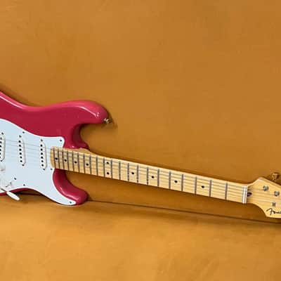 1956 Fender Stratocaster Masterbuilt By Dennis Galuszka Fiesta Red  Gold Hardware Journeyman Relic image 2