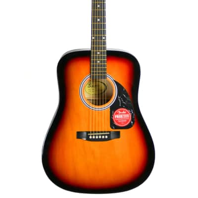 Fender Squier Dreadnought Acoustic Guitar - Sunburst image 1