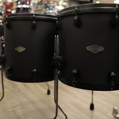 Tama Starclassic Performer 5-piece Shell Pack 22/10/12/14/16 (Flat Black) MBS52AZMBSFBK image 4
