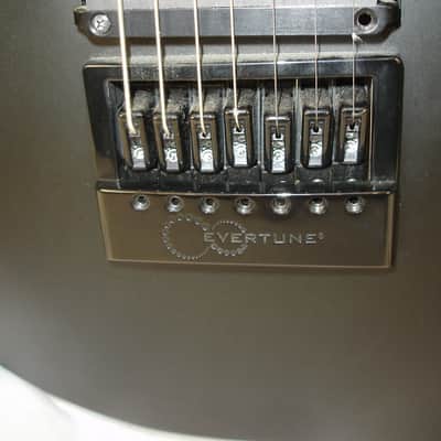 VGS VSM-120 Soulmaster Select VSM-120-7 7-String Electric Guitar with Evertune, Black Satin Matte image 4