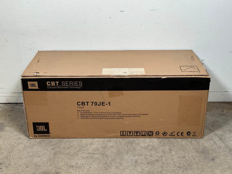 JBL CBT 70JE-1 Designed Extension for CBT 70J-1 Line Array Column Loudspeaker image 1
