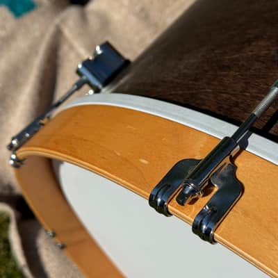 PDP PDCC2213TN Concept Classic Maple Series 13/16/18/22" with 14 inch snare - Walnut Stain with Natural Hoops image 14