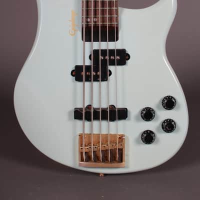 Epiphone EBM-5 90's Powder Blue Bass Guitar image 7