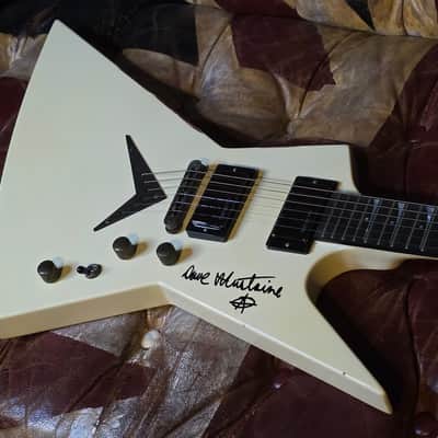 Dave Mustaine's Explorer MEGADETH Artist Owned Stage Played - Dean USA Custom Shop XO Heavy Relic Vintage Aged Signed Korina Neck Guitar image 12