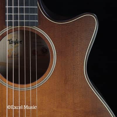 Taylor Builder's Edition 614ce WHB, Solid Flamed Big Leaf Maple Back & Sides, w/Deluxe Hardcase (NOS) image 6