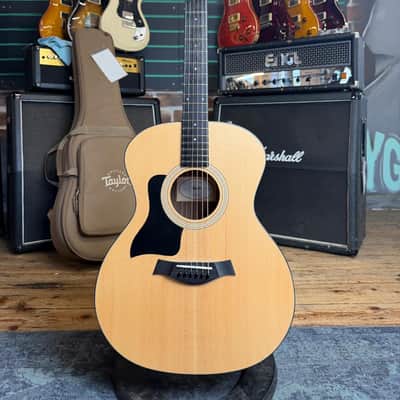 Taylor 114e Grand Auditorium Satin Natural 2022 LH Electro-Acoustic Guitar image 1