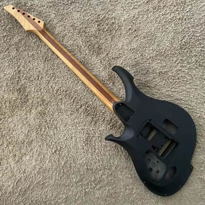 Aluminum Black DIY Project Guitar Body and Neck Kit image 6