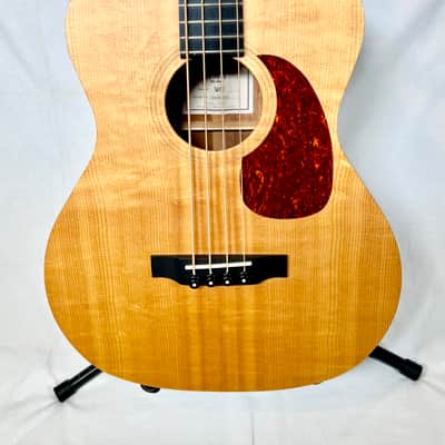 EXCELLENT 2018 AMI (BME MODEL) ACOUSTIC ELECTRIC BASS GUITAR & GIG BAG L@@K image 2