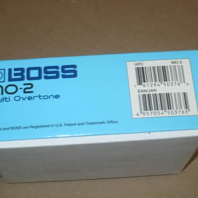 lite use mostly very clean Boss EMPTY BOX for MO-2 Multi Overtone (NO pedal/NO paperwork) box specifically from 2013 - but can be home for other year MO2 pedal [lower part of box from different brand (DigiTech's X- Series) pedal box fits fine w/ Boss lid] image 11