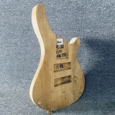 Unfinished Basswood 6 String Bass Body image 7