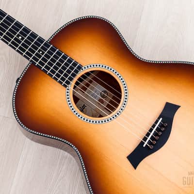 2022 Taylor Custom Grand Auditorium Non-Cutaway Acoustic Electric Guitar w/ Adirondack Top & Rope Binding image 8