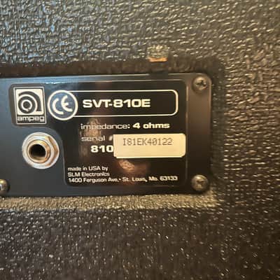 Ampeg 810E "The Fridge" Bass Cab 8x10 image 3