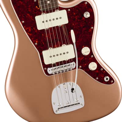 Fender American Professional Classic Jazzmaster Rosewood Fingerboard - Faded Firemist Gold image 5