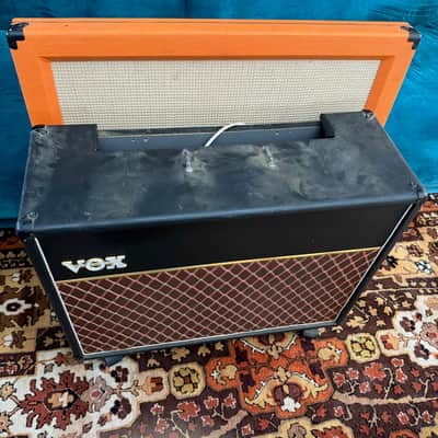 Vintage Vox AC30 2x12 Guitar Combo Cabinet Amplifier EMPTY Unloaded Box image 4
