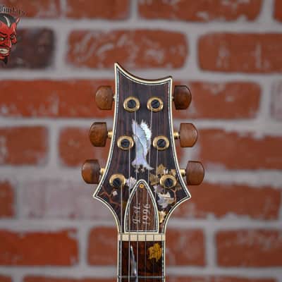 PRS Private Stock #1299 10th Anniversary Single Cut Trem Quilted Maple Top Tiger Eye Burst with Brazilian Rosewood 2007 w/OHSC image 10