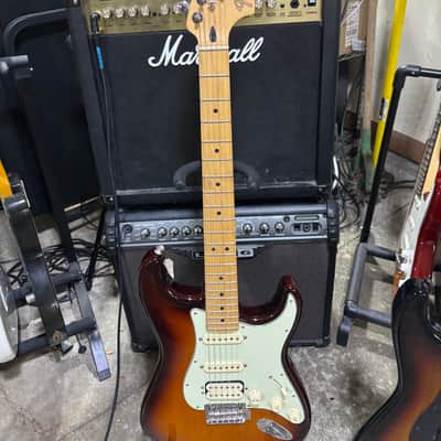 Fender Deluxe Stratocaster HSS with Maple Fretboard 2017 - 2021 - Tobacco Sunburst image 6