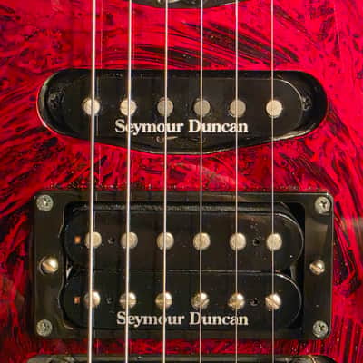 1998 Made in Japan Jackson Pro Series DK2 - Crimson Swirl - with vintage chainsaw case image 11