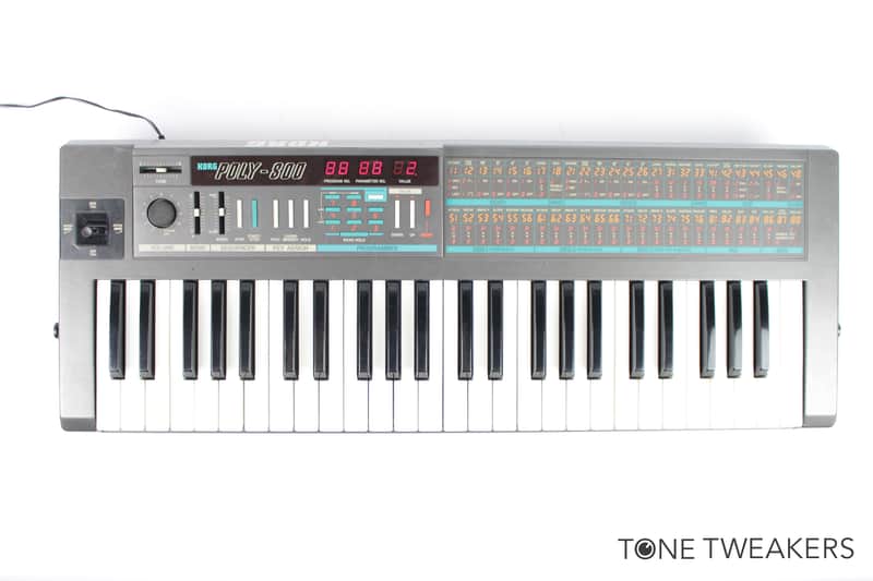 KORG POLY-800 Polyphonic Analog Synthesizer midi * Pro Serviced * VINTAGE SYNTH DEALER image 1