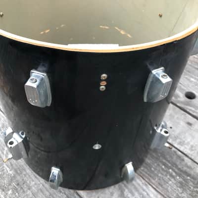 Rogers 16x16 R-380 Floor Tom (MIJ) 80’s - Black gloss wrap image 11