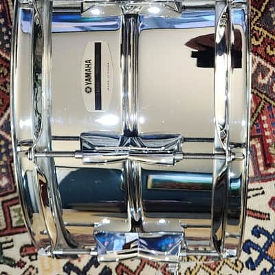 STUDIO SALE! Yamaha Stage Custom SD 266A Snare 14×6.5 Chrome Over Steel 1990s Japan image 13