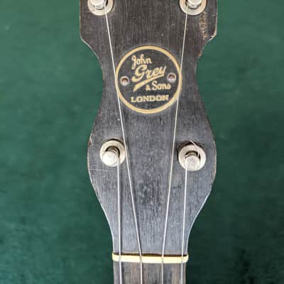 1920's John Grey and Sons London Benares Brass 5 String Banjo image 7