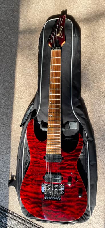 Ibanez RG925QMF-RDT Premium 7-String Guitar (Red Desert) image 1