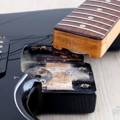 1979 Fender Stratocaster Vintage Electric Guitar Black, 100% Original w/ Case image 16