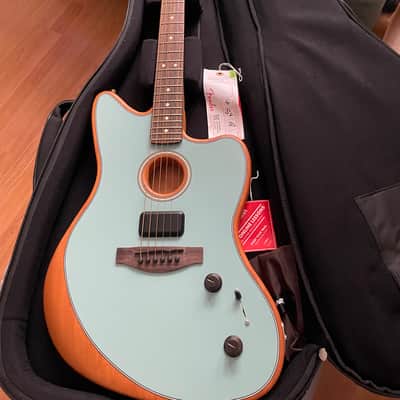 Fender Acoustasonic Jazzmaster Player 2022 - Ice Blue imagen 4