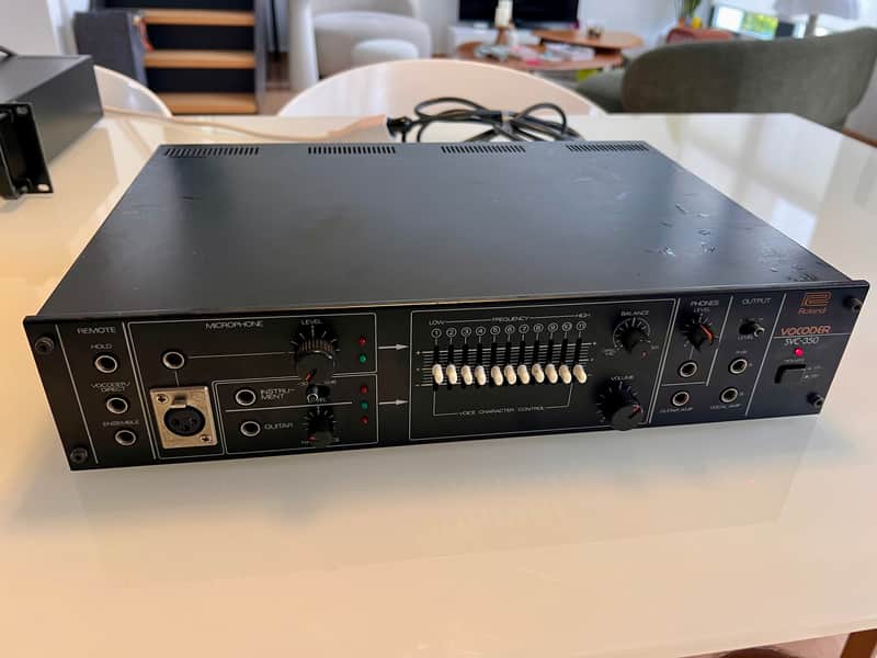 Roland SVC-350 Vocoder Plus Rackmount Analog Vocoder 1979 - 1986 - Black image 1