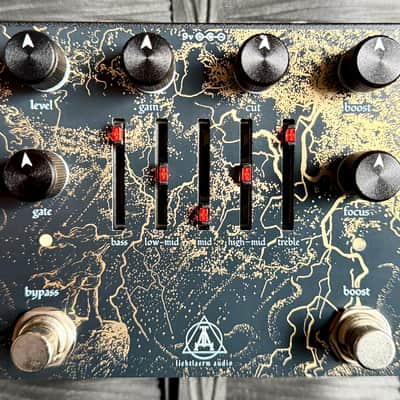 Lichtlaerm Audio Total Distortion Worship MKII – Black/Gold – Excellent w/ Original Box image 1