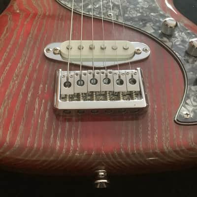 JD Guitars 2022 Couchcaster Red /Silver image 10