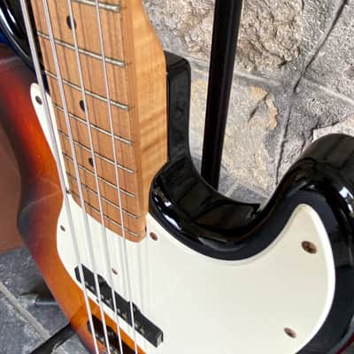 Roytek Handmade Bass Sunburst – Maple Neck – Excellent Condition – Demo Video image 11