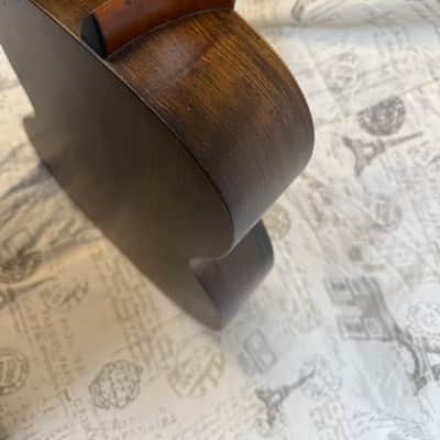Harwood Parlor Guitar Circa 1895 - 1915 Ser #4512 Solid Brazilian Rosewood Back & Sides Premium Taylor Hard Shell Case image 15