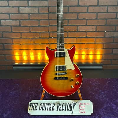 1988 Heritage H170 Cherry Sunburst Curly Maple Top Electric Guitar w/ Hard Case - Kalamazoo MI image 1