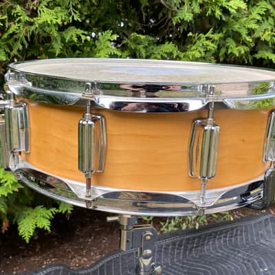 Tama 14x5 King Beat Superstar KG NO. 9605 in Natural Maple Snare Drum Made in Japan Vintage 70s 80s Kingbeat image 2