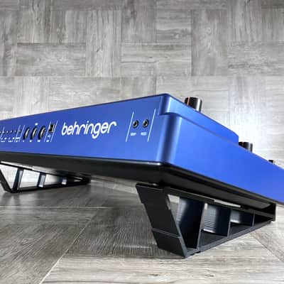 15º Stand for Behringer MS-1 / MS-101 Synth - Roland SH101- Color BLACK - by KZcraftworks -US Seller image 2