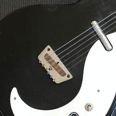 1950's Danelectro U-1 3011 Electric Guitar Black + Case image 4