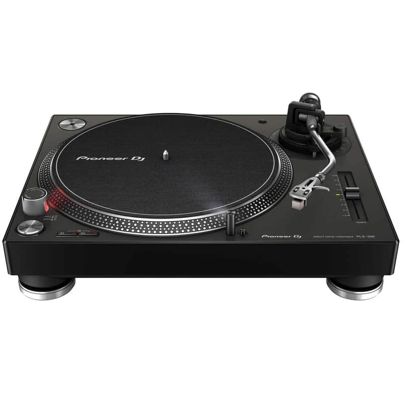 Pioneer PLX-500 High-torque direct drive turntable (black) - Open Box Mint image 1