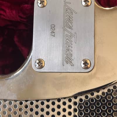 James Trussart Steelcaster Gator Top 2002 - Chrome Gator Skin image 5