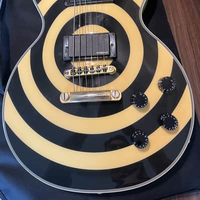 Epiphone Zakk Wylde Signature Les Paul Custom 2003 - 2019 - Antique Ivory with Bullseye image 2