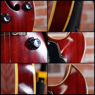 Guild Starfire II in Cherry Finish 1961 w/OHSC (Mods) image 13