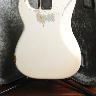 Fender 1963 Precision Bass Olympic White Vintage Pre-Owned image 13