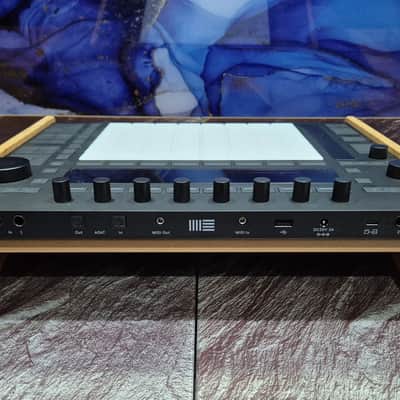 Ableton Push 3 Stand – Solid Oak Wood Synth Stand – 15° Angled Desktop Stand – Handmade Studio Gear Accessory image 7